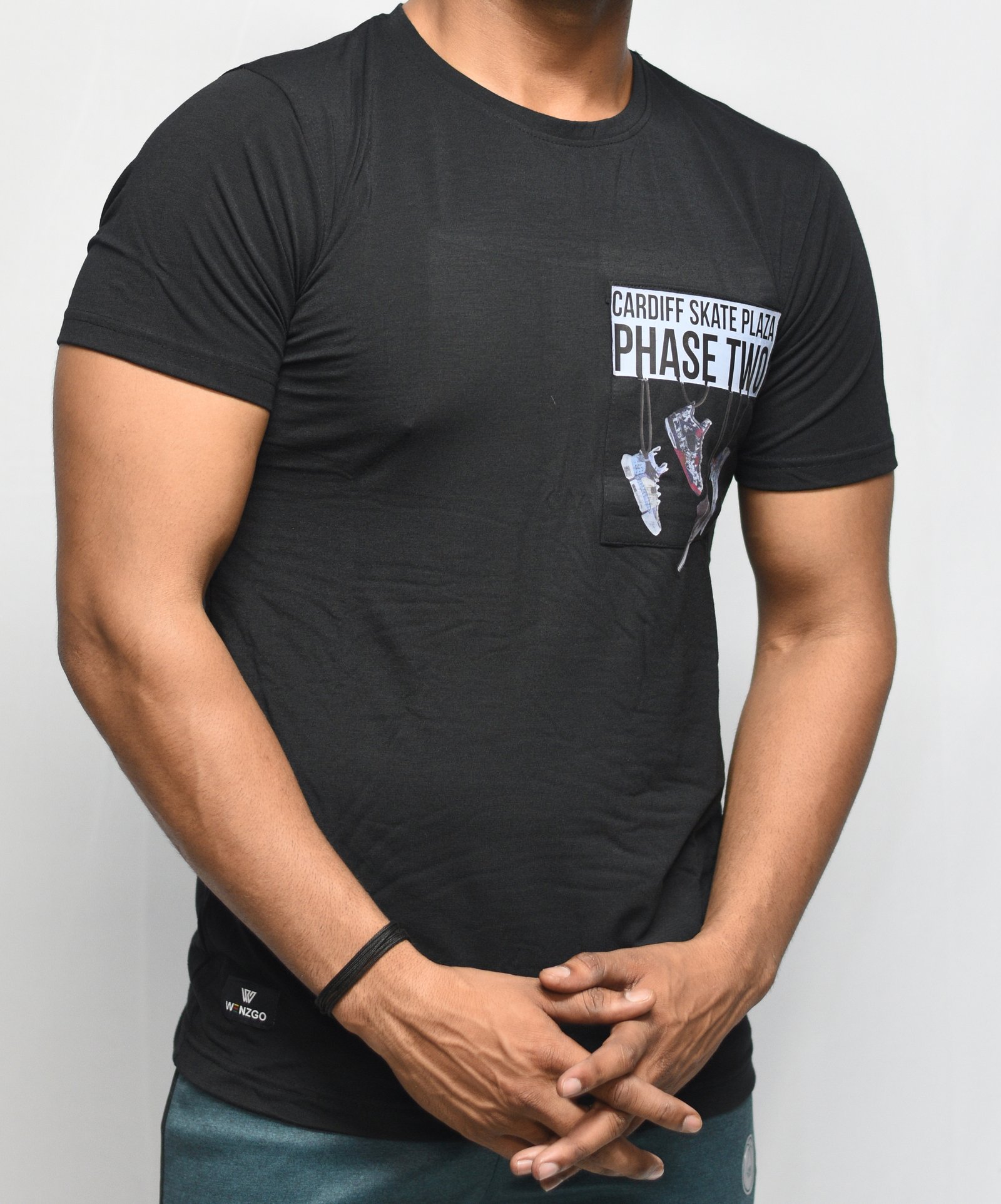 Black Regular Printed t-shirts